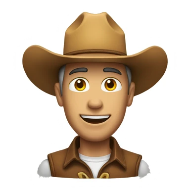 White woody with cowboy hat sticker