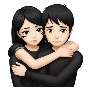 Emo best friends sticker