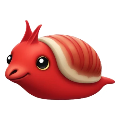 Slug cardinal cuddle  sticker