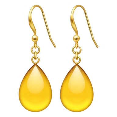 The color of the earring changed to yellow. sticker