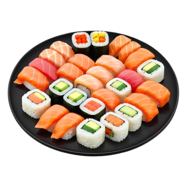 happy sushi sticker
