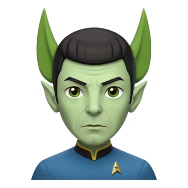 Star trek starfleet mr spock sticker