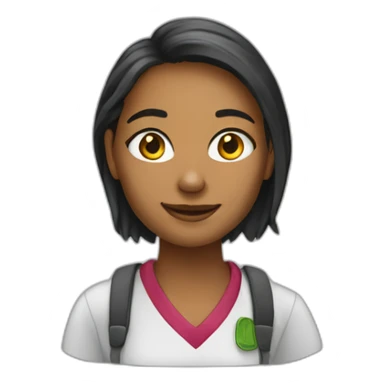 CS senior girl at University sticker