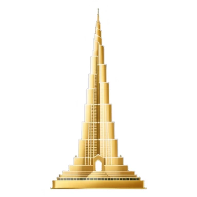 Burj khalifa emoji like sticker