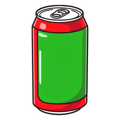 red soda can sticker