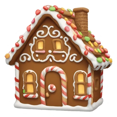 Ginger bread house sticker