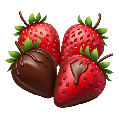 chocolate covered fruit sticker
