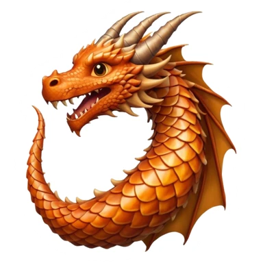 dragon horn emoji, large spiraled horn with dragon scale texture, dramatic lighting sticker