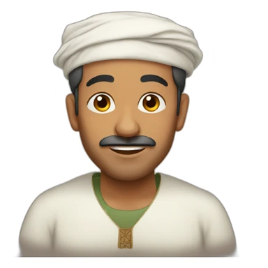 moroccan man sticker