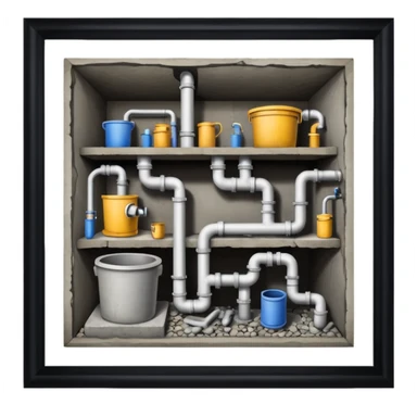 house basement sticker