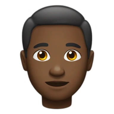 black person coming sticker