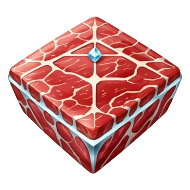 Diamond meat sticker