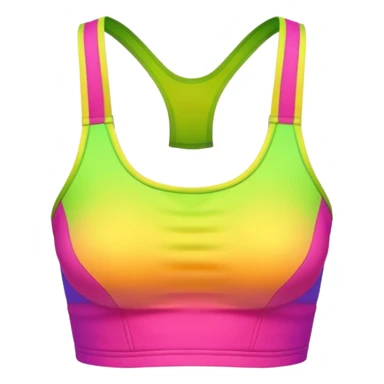 Neon crop top sticker