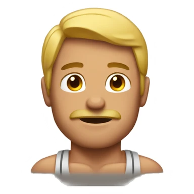 Man with muscles sticker