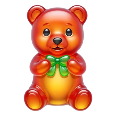 gomita de osito de colores sticker