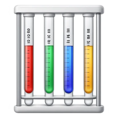 Labels on test tubes. sticker