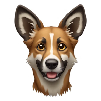 wild dog sticker