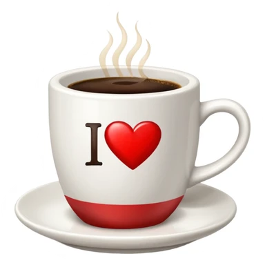 Cup of I ♥ NY sticker