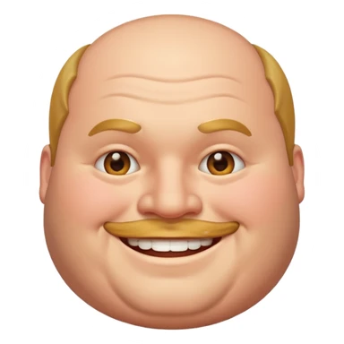 Really big fat man sticker