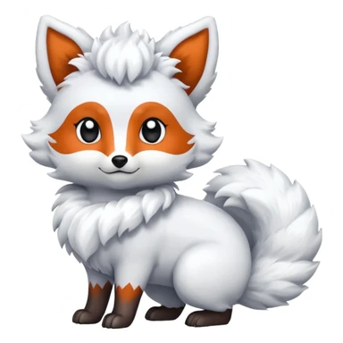 Alolan vulpix (all white) sticker