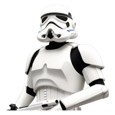 Storm trooper hablando sticker