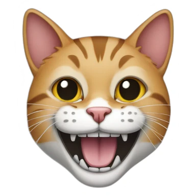 Cat WITH grillz sticker