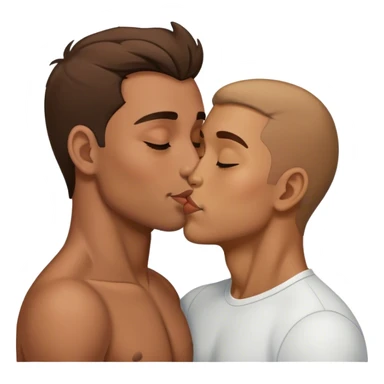 Hombre besando a hombre sticker