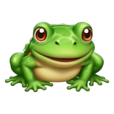 if Bowser was a frog sticker