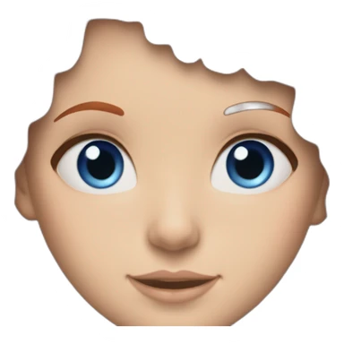 Red hair girl with blue eyes with Taylor swift sticker