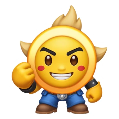 Brawl Star fang sticker