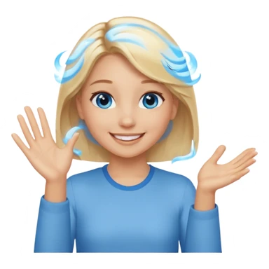 Clapping Girl sticker