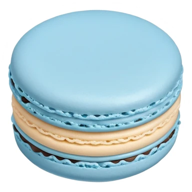 1 Completely Light blue macaron sticker