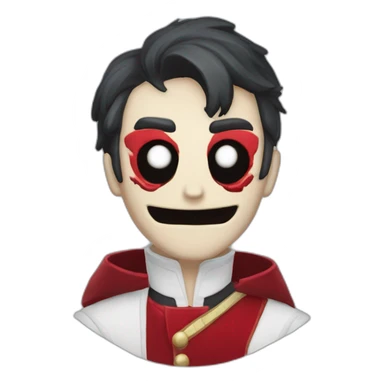 Alastor hazbin hotel  sticker