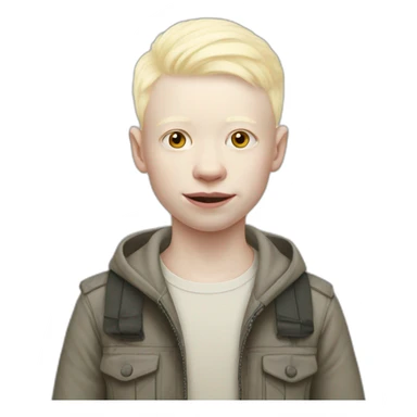 Albinos-human sticker