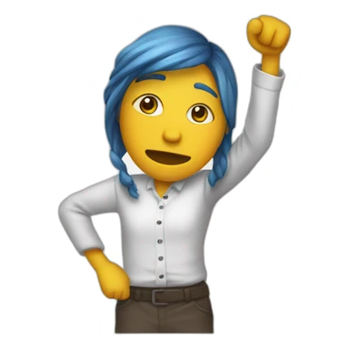 Une.personne.qui fais..un.dab sticker