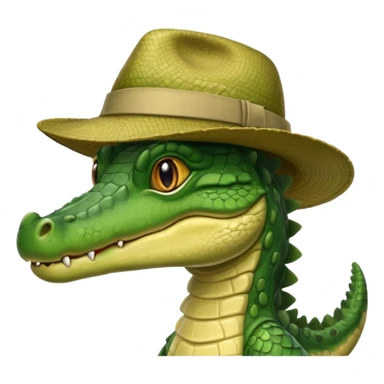 explorer crocodile sticker