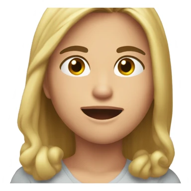 Cara sorprendida llorando sticker