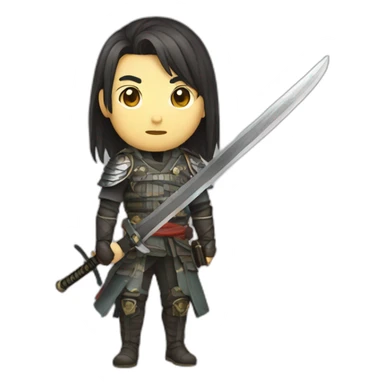 Japanese rtx sword gunner sticker