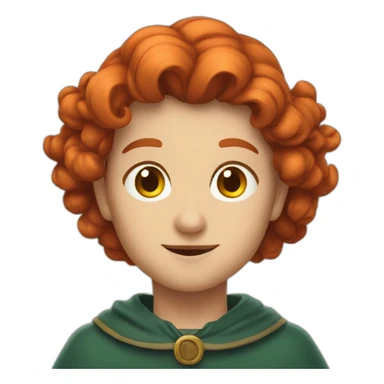 Sorcière rousse sticker