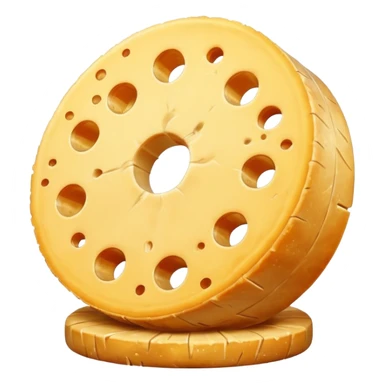 Cheese wheel italian  sticker