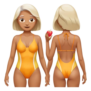 senior in swimsuit sticker