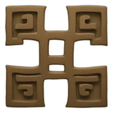 Swastika buddhist sticker