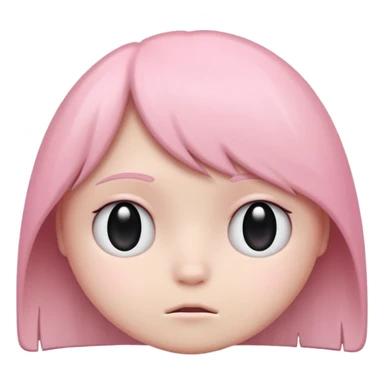 emo object in pastel colors sticker