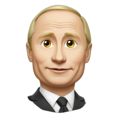 Vladimir Putin in love sticker