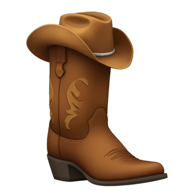 Cowboy boots sticker