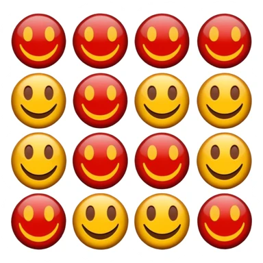 Galatasaray themed emoji with red and yellow colors, football and GS letters sticker