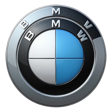Bmw symbol real sticker