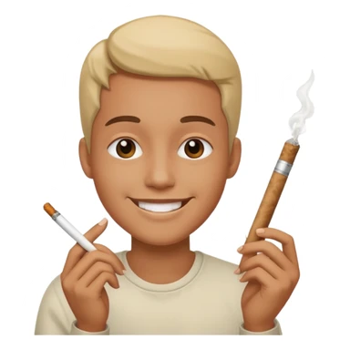 Peux tu me faire un fumeur de joint  sticker