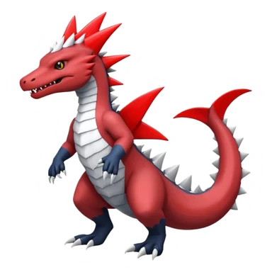 Salandit-Garchomp-Zangoose-Fusion (full body) sticker