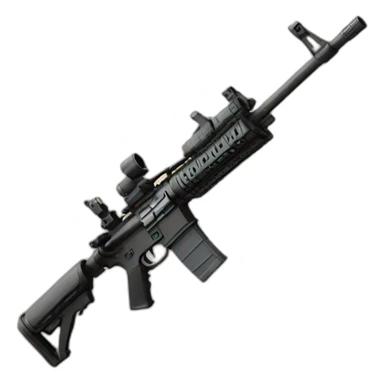 M4 with scope sticker